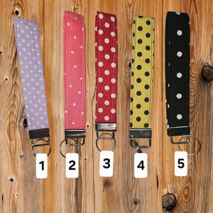 Fabric Wristlet, Key Fob, Key Chain Key Fob Wristlet
