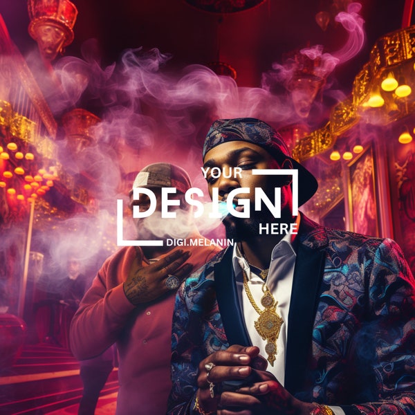 Luxury Hip Hop Album Cover Template, Urban Music Digital Background, Professional Mixtape Design, Instant Download, Editable PSD File