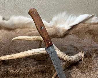 Hand Forged Damascus Steel Kitchen Knife