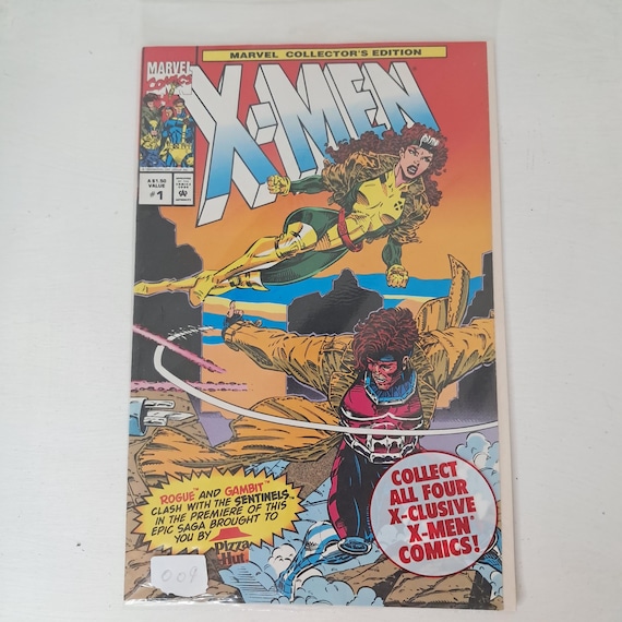 X-men #1 Comic Book – 1992 Pizza Hut Collector's Edition - Etsy