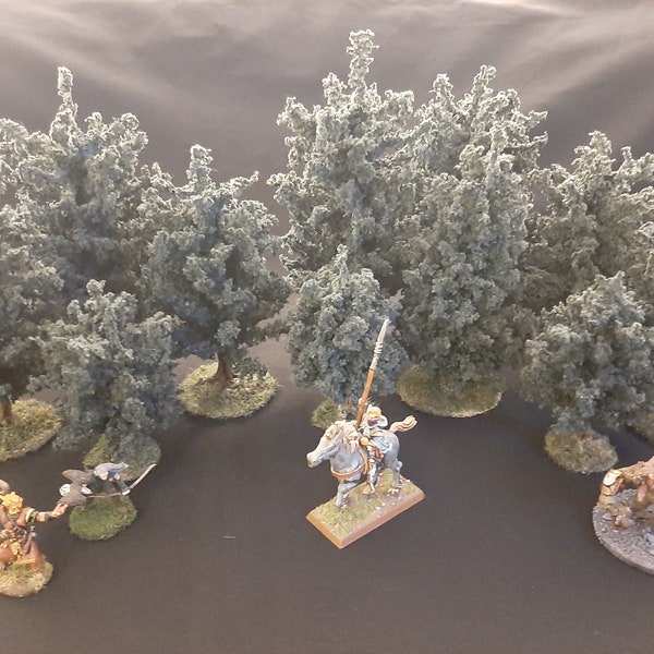 Sapins miniatures pour wargames et maquettes