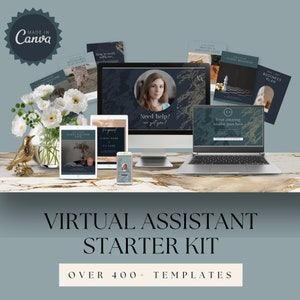 Virtual Assistant Starter Kit | Instagram Template | Services And Pricing Guide Template | Va Templates | New Client Welcome Packet