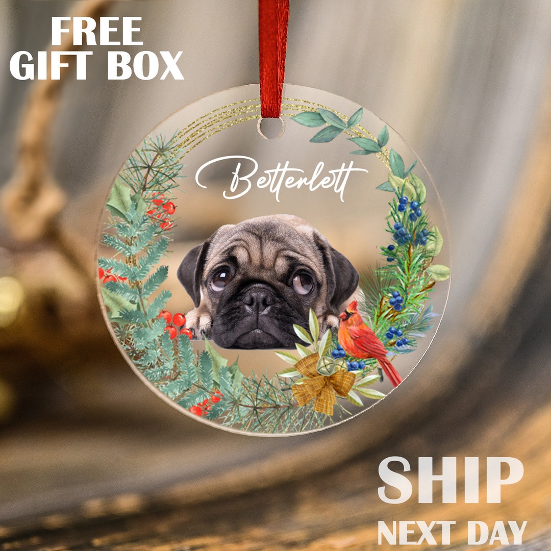 Personalised Pet Memorial Christmas Tree Ornament Etsy