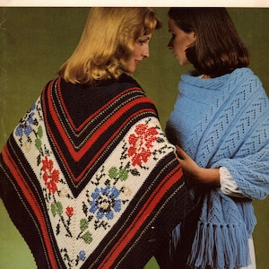 Vintage Shawls & Stoles Digital Download Pattern