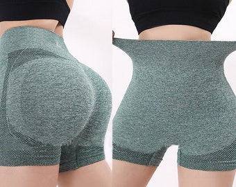 Butt Lift Gym Shorts - Tights - High-Waisted Shorts - Women's Shorts - Tight Shorts - Booty Shorts - Butt Shorts - Workout Shorts