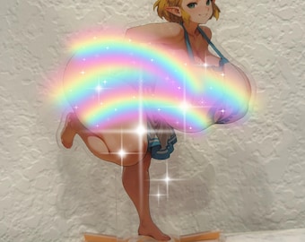 Busty Princess Girl Zelda Anime original unique Standee acrylic standee