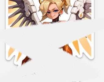 Mercy NSFW Vinyl heavy duty Sticker