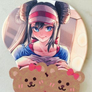 Original Anime girl 3D Booty Mousepad with Wrist Rest