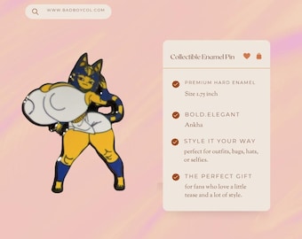 Original Ankha Hard Enamel pins