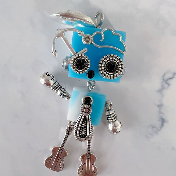 Handcrafted DIY Romance Music Robot Kit - Express Your Love Through Melody! Decorations, keychain and pendant