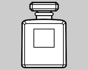 Perfume bottle digital vector icon in SVG format