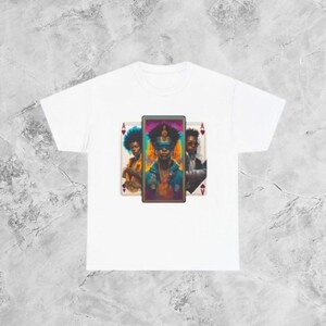 Camiseta de naipes: camiseta de juego de cartas, regalo para amantes de las cartas, camiseta de jugador de póker, ropa de baraja de cartas, camiseta con temática de casino