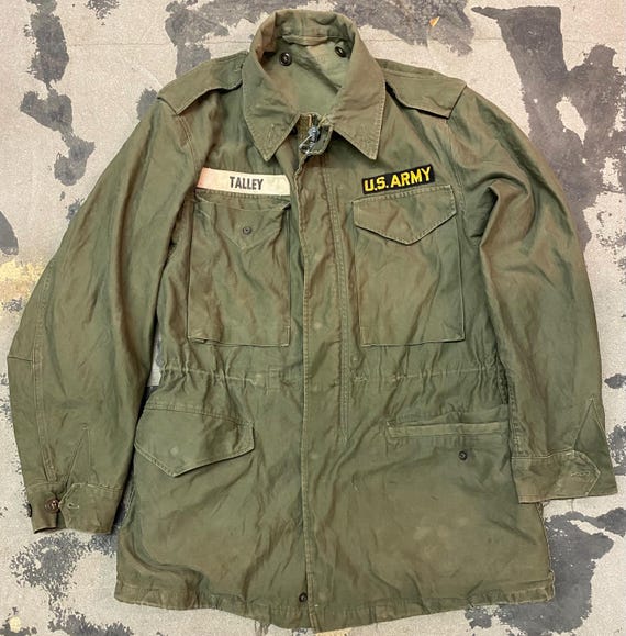1953 US Army Military M-51 Korean War Field Jacket, M-1951 Regular