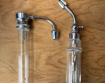 Vintage Medical Glass Atomizer Set Of 2- Dentistry/Medicine