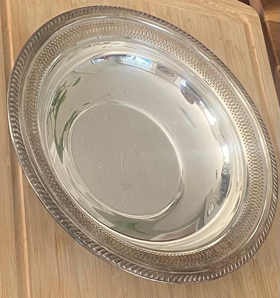 Antique FB Rogers Silver Co 1903 Silver on Cooper Reticulated
