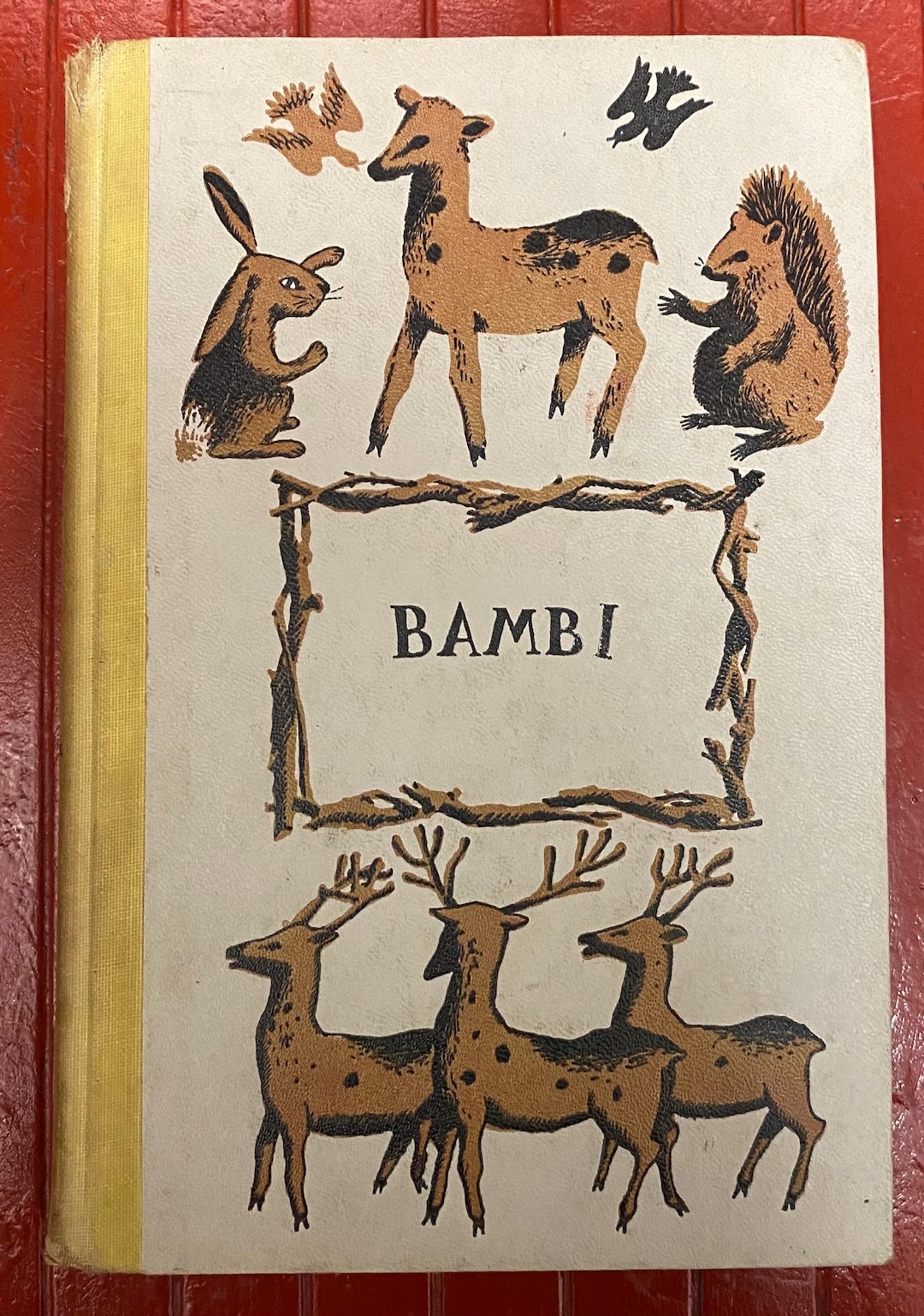 Vintage 1929 BAMBI by Felix Salten, Illustrated Junior Deluxe Edition ...