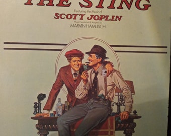 The Sting Original Motion Picture Soundtrack Vintage Vinyl Record Album