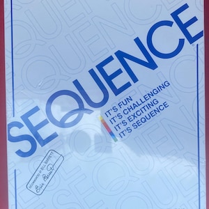 Sequence An Exciting Board Game of Strategy 1995 Jax LTD, New Factory Sealed