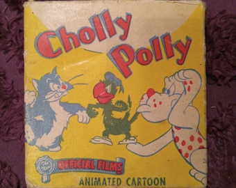 Rare Cholly Polly Animated Cartoon 16mm Film #275 Official Films