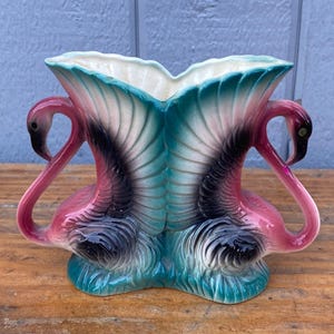 Flamingo vase vintage - Etsy 日本