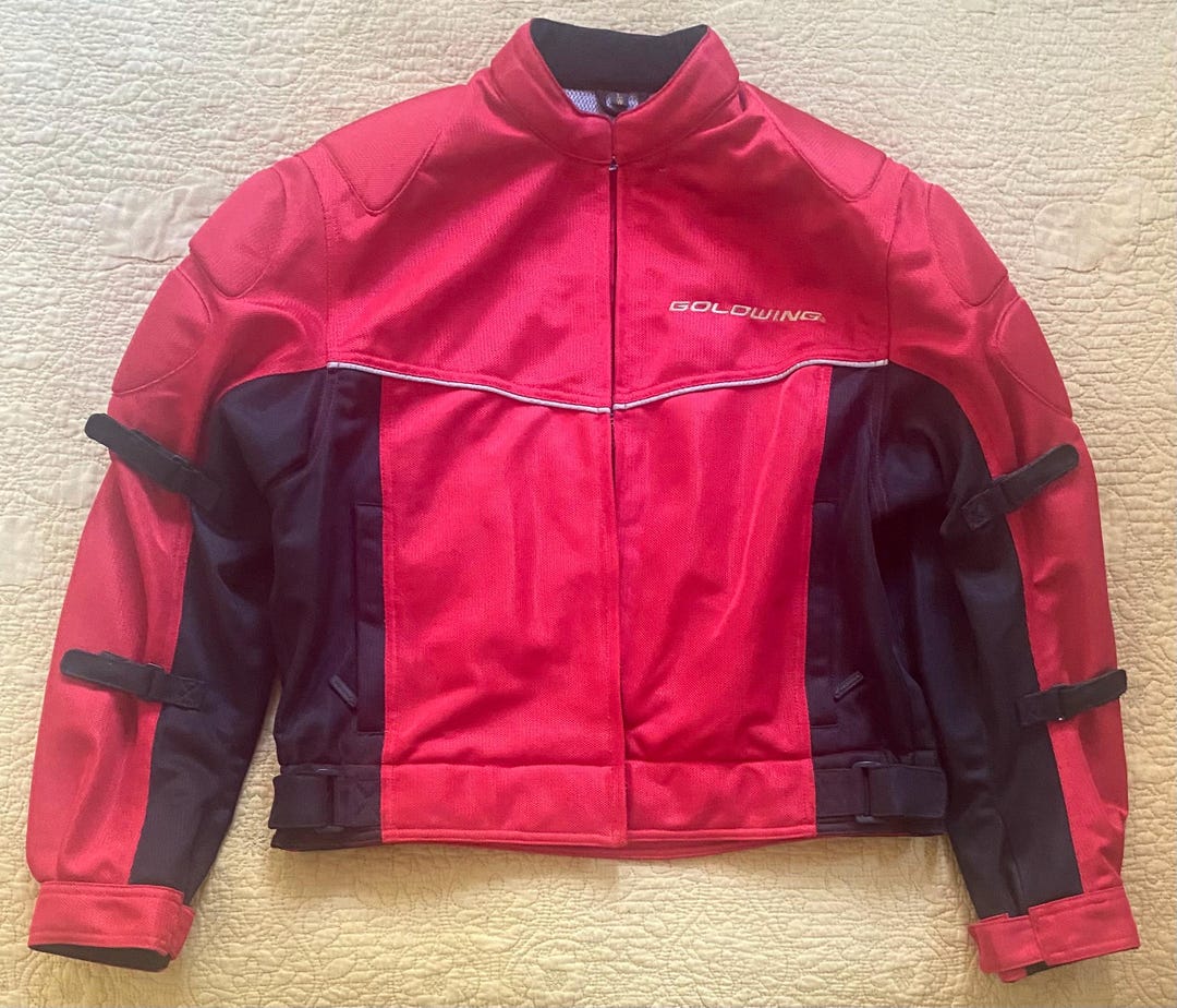 Honda Goldwing Hypertex Padded Riders Jacket Red Black Size Women’s L ...