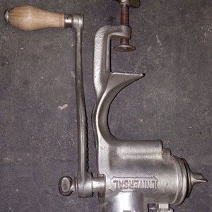 Universal Iron Meat Grinder Food Chopper Made in USA No. 72