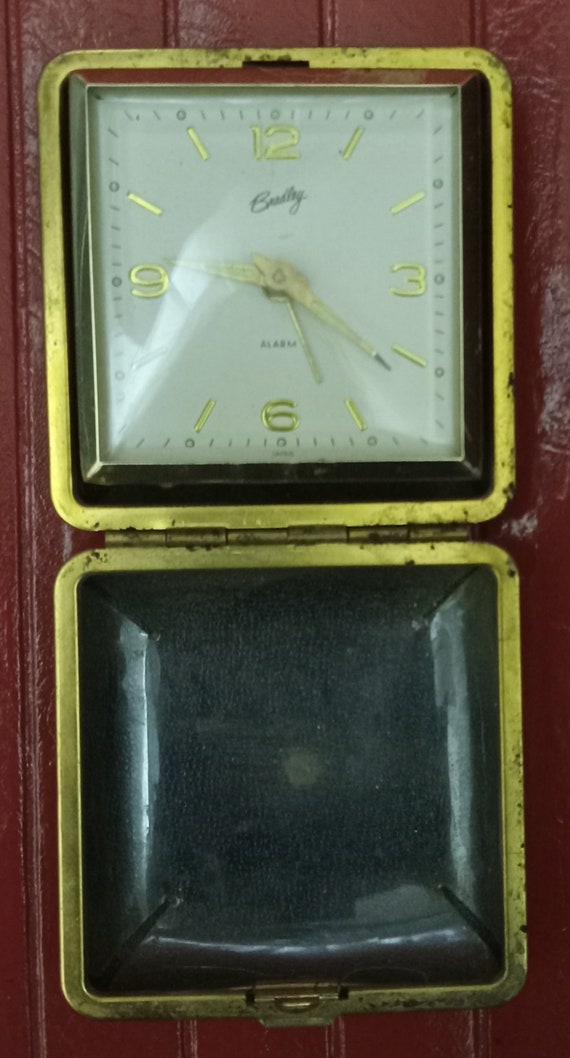 Vintage Bradley Travel Folding Alarm Clock- Made in Germany - Etsy
