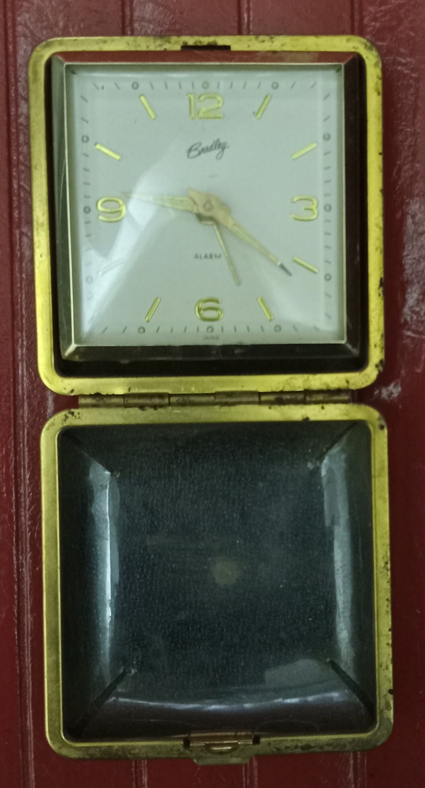 ヴィンテージ ブラッドリー トラベル 折りたたみ式目覚まし時計