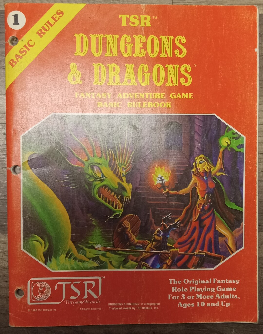 Dungeons and Dragons Basic Box Set TSR/ Basic Rules & Dungeons Module ...
