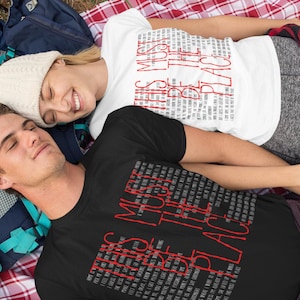 This Must Be The Place Lyric Unisex Softstyle T-Shirt