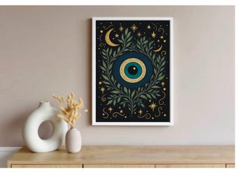 Evil Eye Print Digital Download