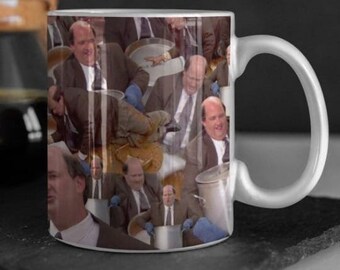 Kevin Malone Spilling Chili Mug - 11oz or 20oz - Kevin Malone Cup - The Office Coffee Cup