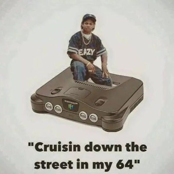 Cruisin Down the Street in my 64 T-Shirt NWA Shirt Easy E T-Shirt