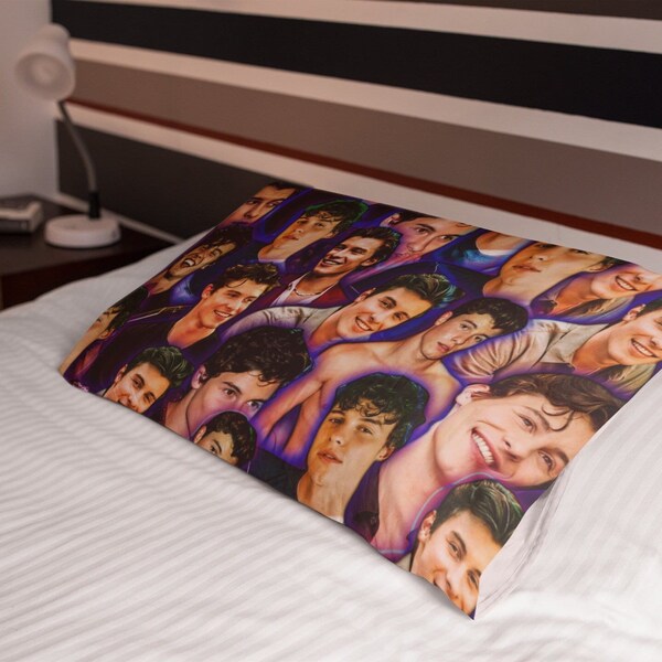 Shawn Mendes Pillowcase Shawn Mendes Bedroom Pillowcase