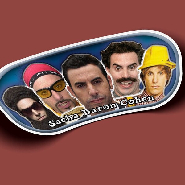 Sacha Baron Cohen Stickers - BOGO - 2 For The Price of 1!