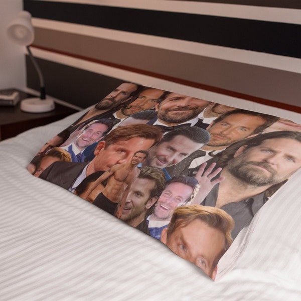 Bradley Cooper Pillowcase Bradley Cooper Bedroom Pillowcase