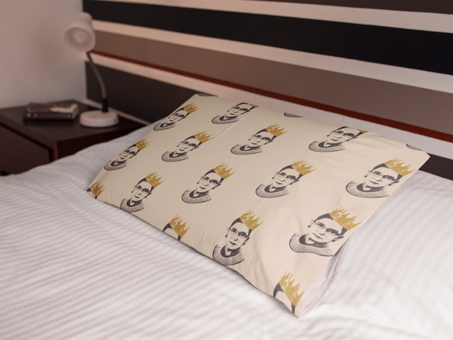 Ruth bader ginsburg sequin pillow cheap
