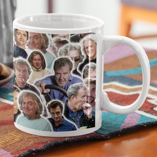 James May, Richard Hammond, and Jeremy Clarkson Mug - 11oz or 20oz - Ceramic Mug - Top Mug