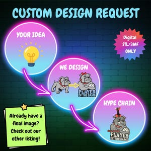 Fichier d'impression 3D Design personnalisé pour médaillon en chaîne (STL/3MF)