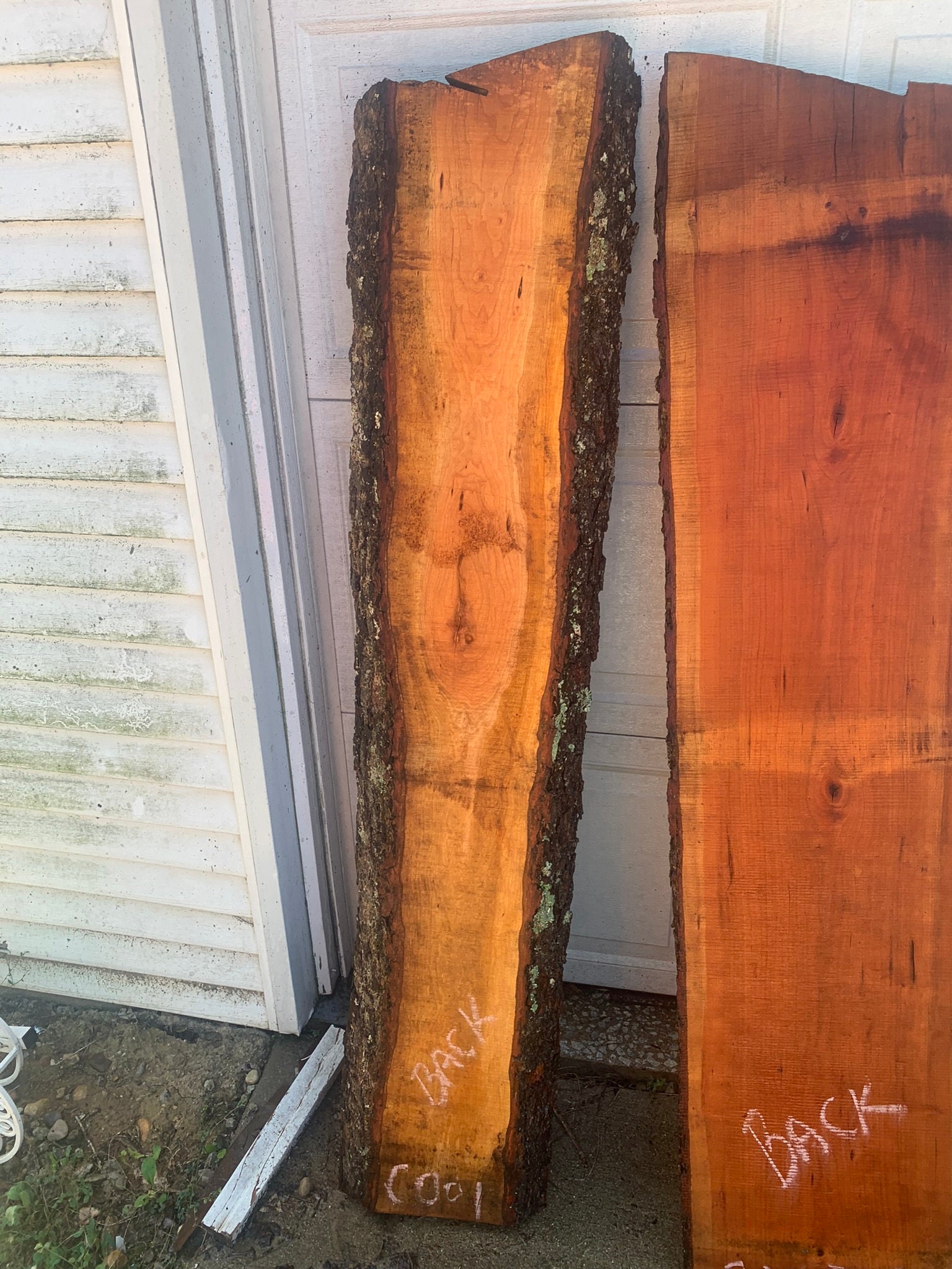 Cherry Slab-Live Edge, Bookmatched-C001-1/5