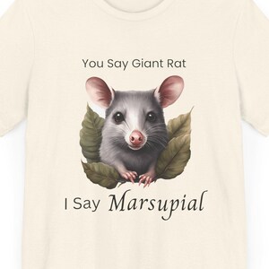 Possum Marsupial T-Shirt, Cute Opossum Tee, Funny Possum T-Shirt, Possum Lover Gift, Animal Lover Tee