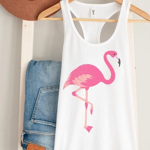 Pink Flamingo Racer Back Tank, Flamingo Era Tank Top, Mama Flamingo  Tank, Mother&#39;s Day Gift, Gift for Mom