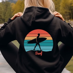 Surf style sweatshirt top
