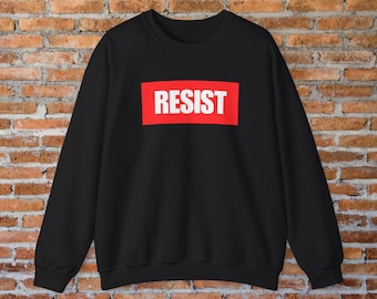 Resist Sweatshirt, Resist the Patriarchy, Persist in Your Beliefs Shirt, Resist Fascism Sweatshirt, SJW Pullover