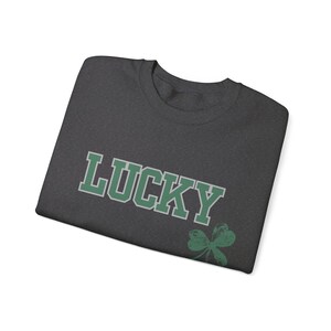 Lucky St Paddy&#39;s Day Shirt, Lucky Shamrock Shirt, St Patrick&#39;s Dat Lucky Sweatshirt, Lucky Green Sweatshirt