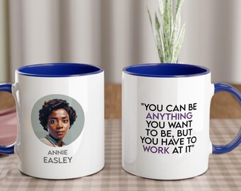 Annie Easley Mug | Pioneering African American Mathematician Coffee Cup |  Black History Month Gift