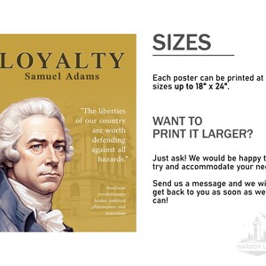 Samuel Adams Poster: American Revolution Classroom Decor (digital Print ...
