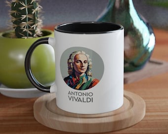 Antonio Vivaldi Mug: Classical Music Coffee Cup, Musician Gift