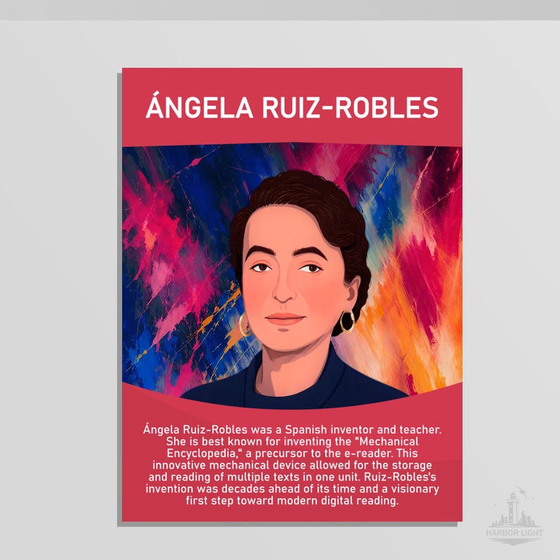 Hispanic Inventors List Hispanic Inventors STEM Poster Set: Latinx Heritage Classroom Decor ...