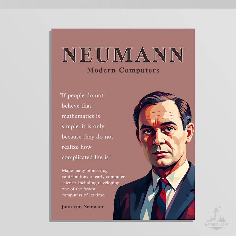 Famous Computer Scientists Printable Poster Pack 6x Teacher Comp Sci ...